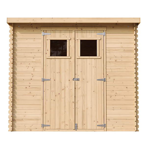 Abri de jardin en bois - l239xL142xH200cm/2.63 m2 M310 - Timbela