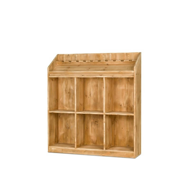 - Présentoir à vin 6 casiers bouteilles bois massif