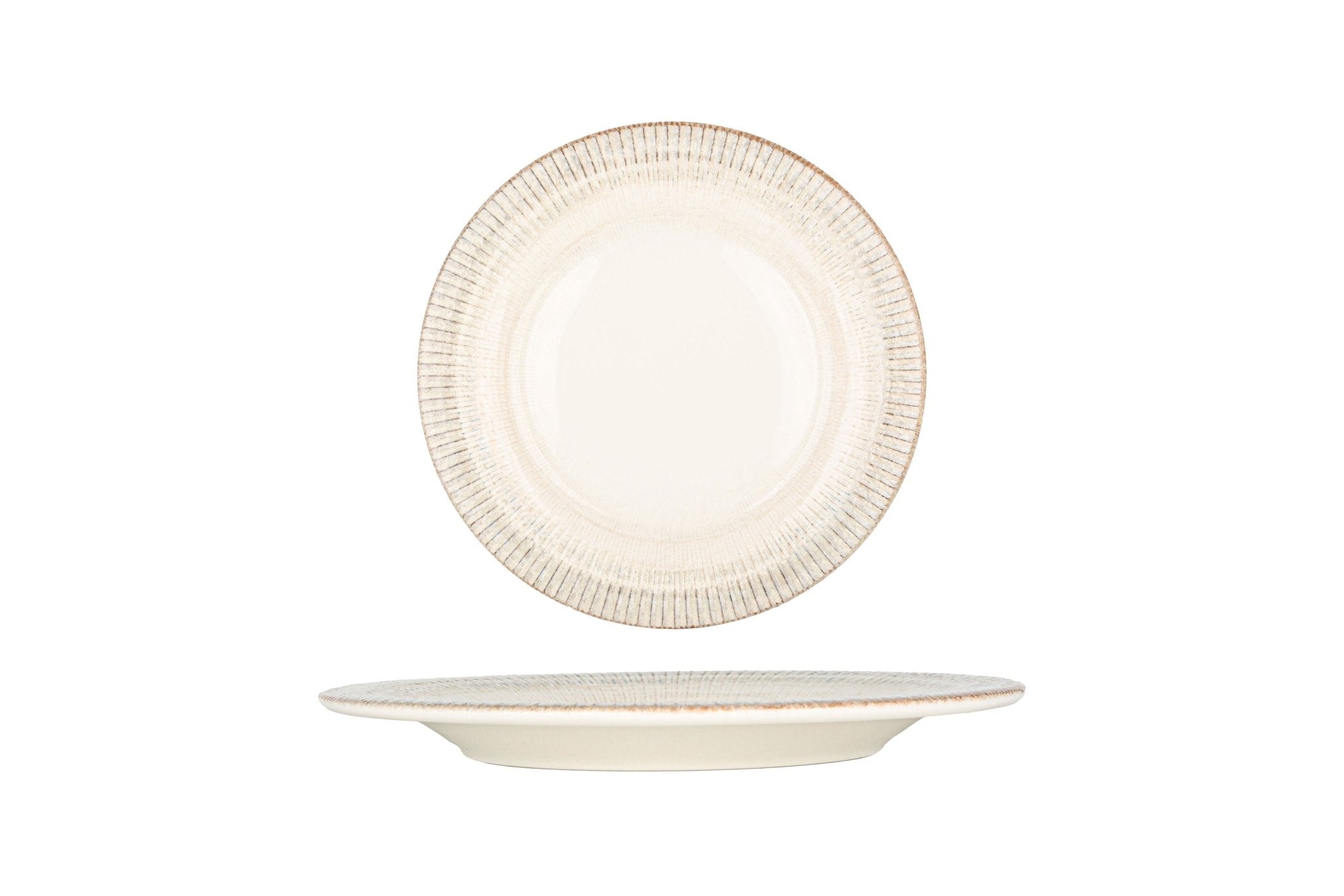 Bonna Gebaksbord - Galata - Porselein - 22 cm - set van 6