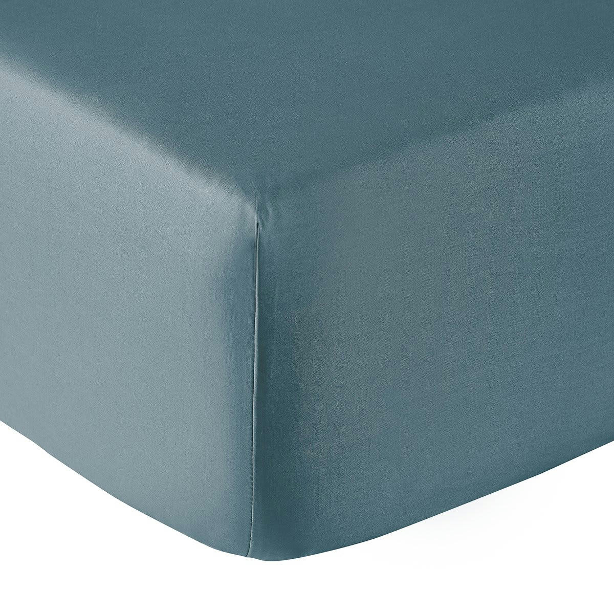 VEXIN - Drap housse coton orage 160x200 cm