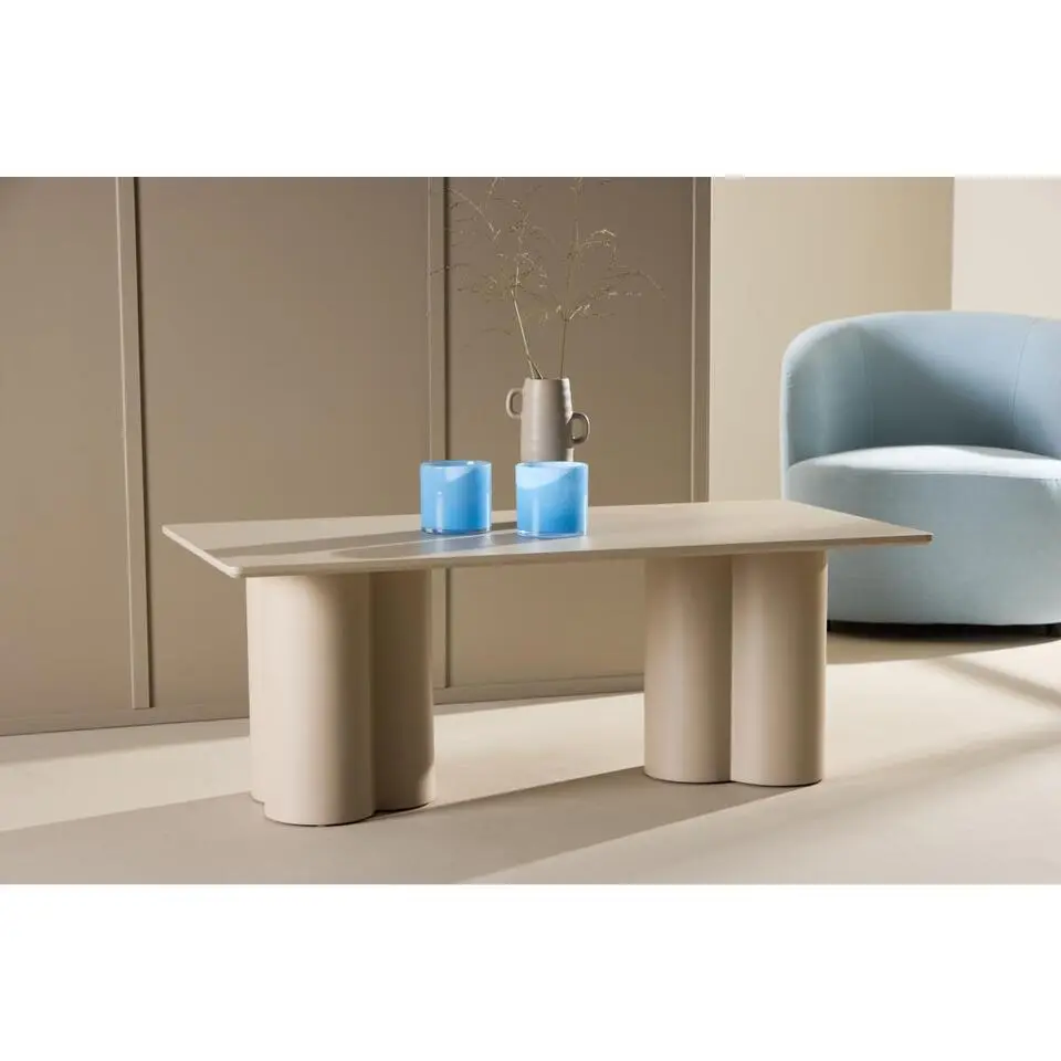 Svea - Rova rechthoekige salontafel - 60 x 120 cm - beige