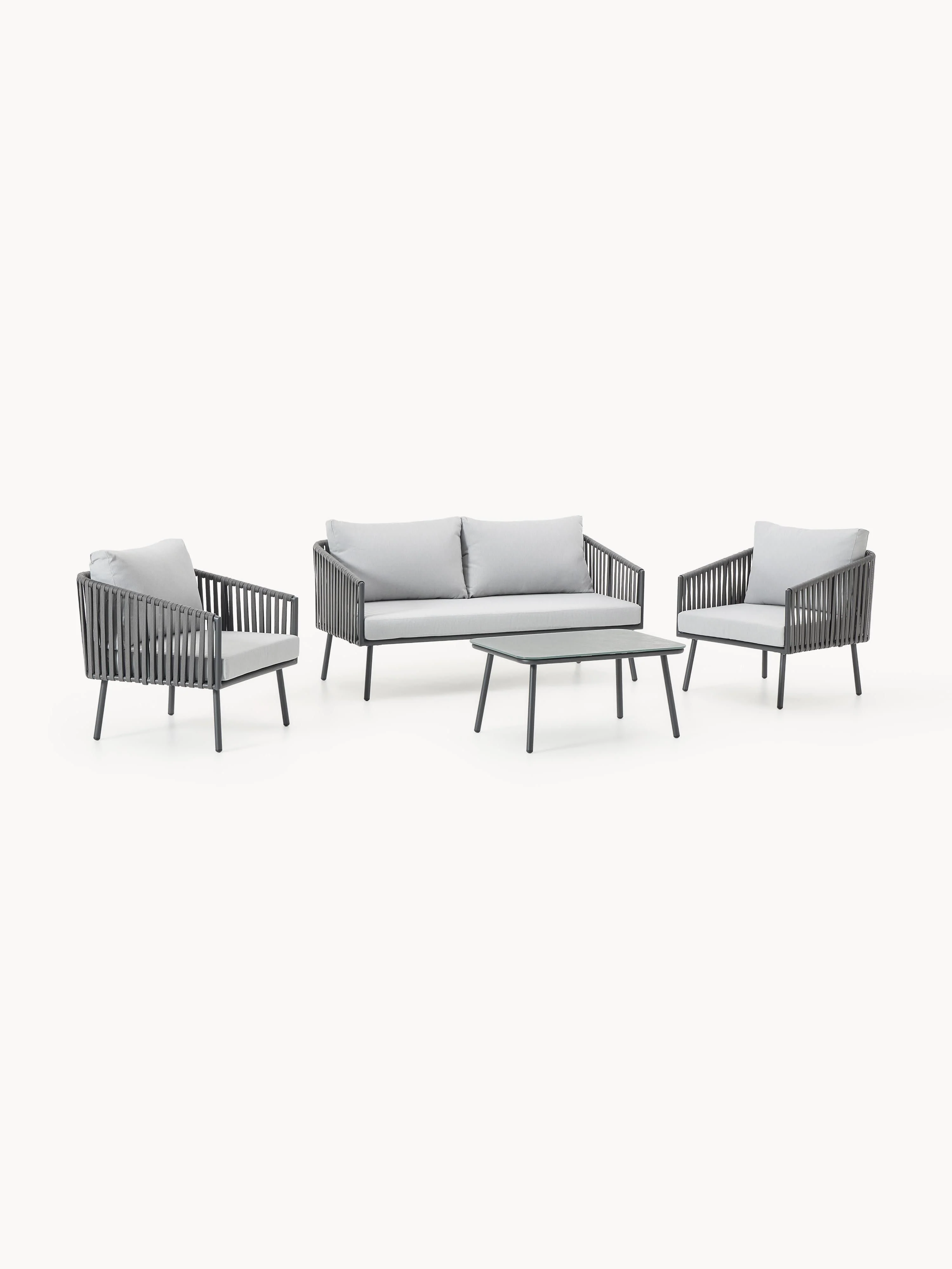Garten-Lounge-Set Malo, 4er-Set