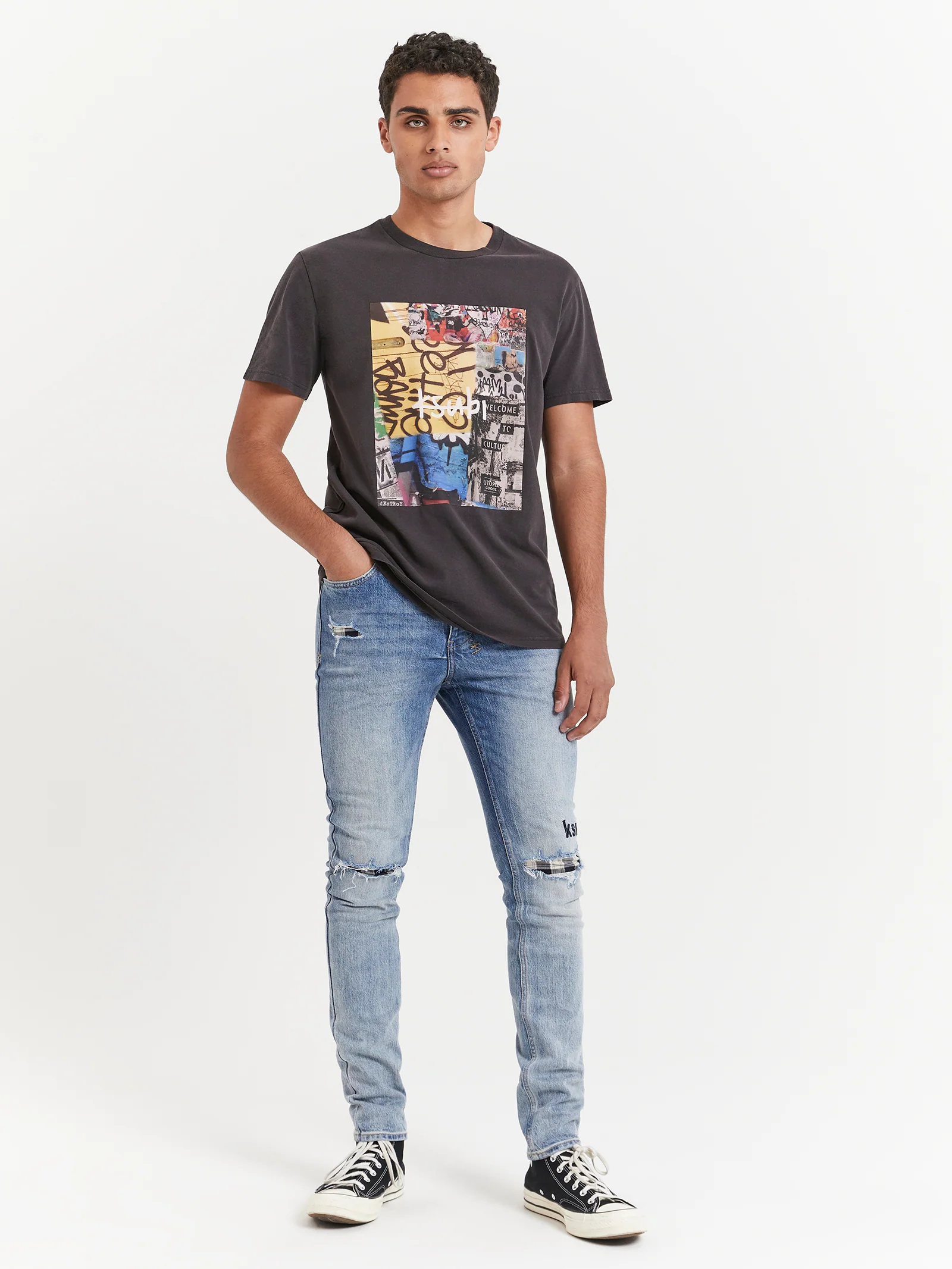 Chitch Self Repair Jeans