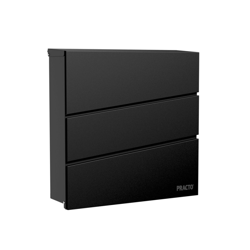 Boite aux lettres Dijon noir mat PRACTO GARDEN