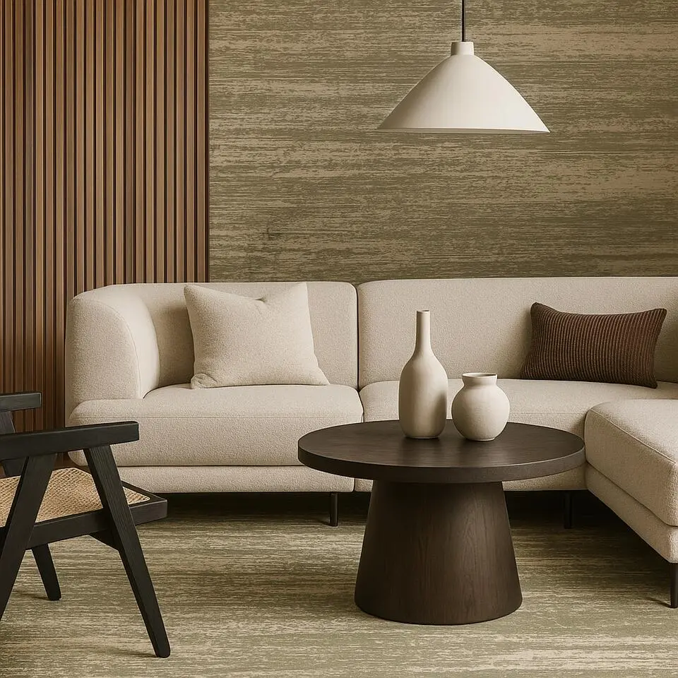 Dutch Lifestyle vloerkleed Lux 3 beige/groen - 160x230cm