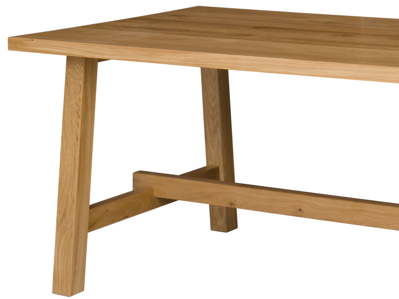 Stół 180x90 z drewna litego SCANDI, kolor dębowy