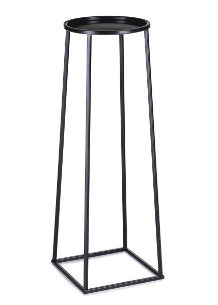 Kwietnik industrialny czarny stojak 70 cm LOFT