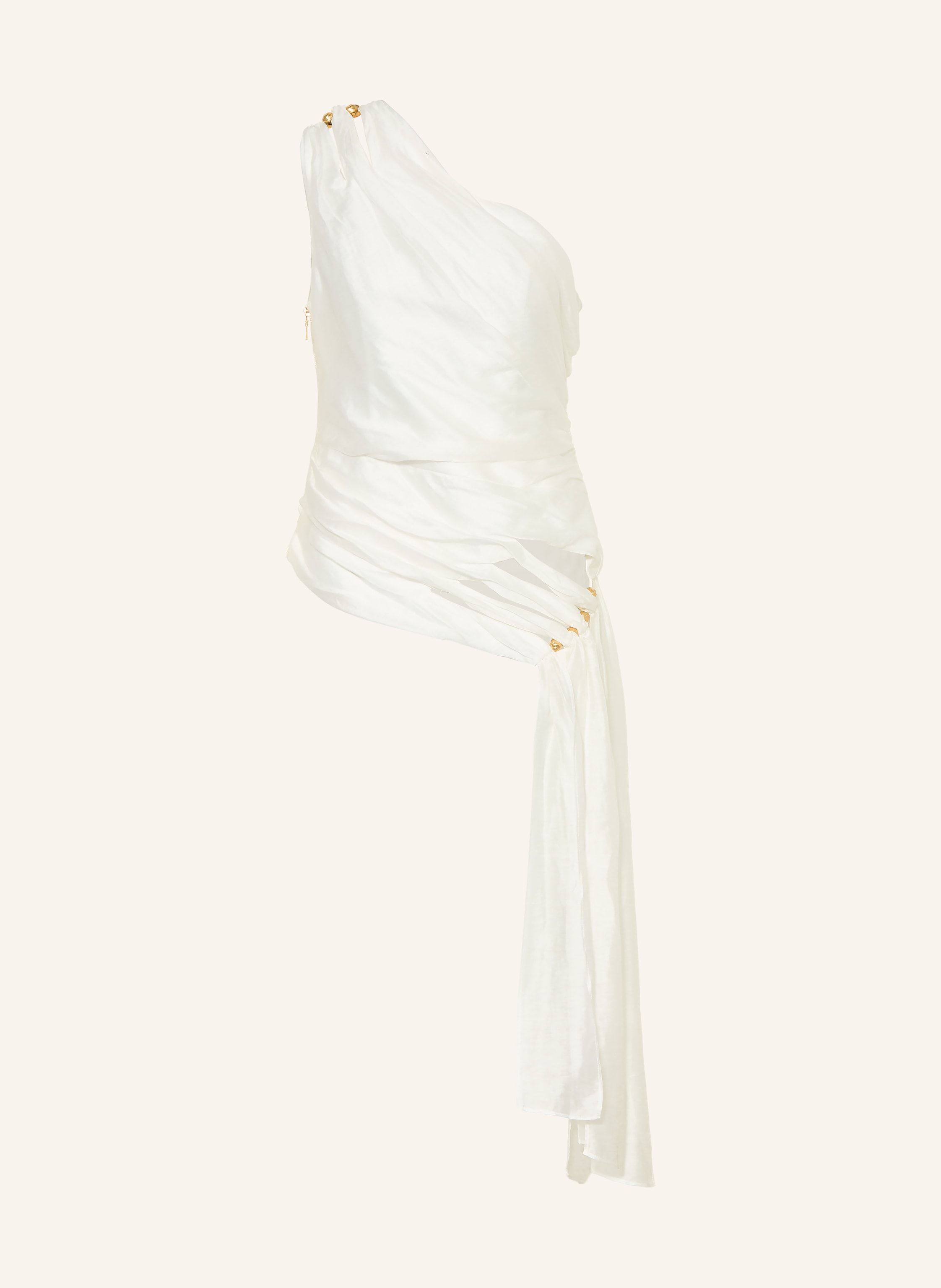 Aje. One-Shoulder-Top CAPTURE mit Schmuckperlen