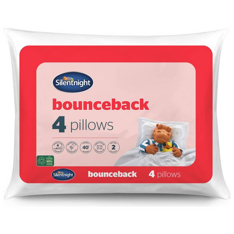 Silentnight Bounceback Pillows - 4 Pack
