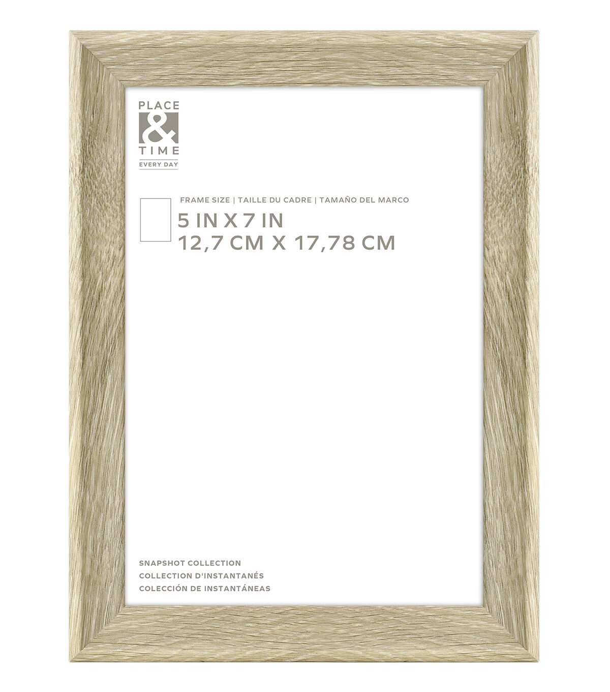 5 x 7 Snapshot Tabletop & Wall Picture Frame by Place & Time