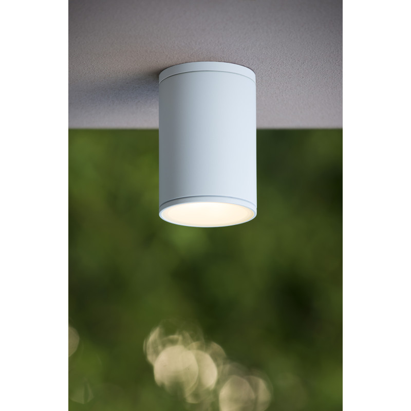 Spot extérieur Tubix blanc E27 24 W LUCIDE