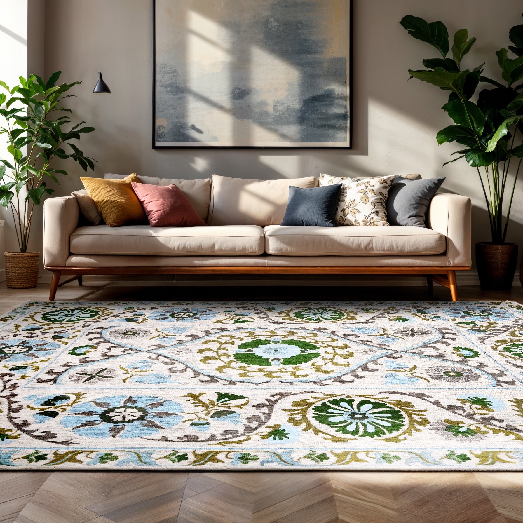 Louis de Poortere Suzani Vloerkleed 140 x 200 cm - Slavia