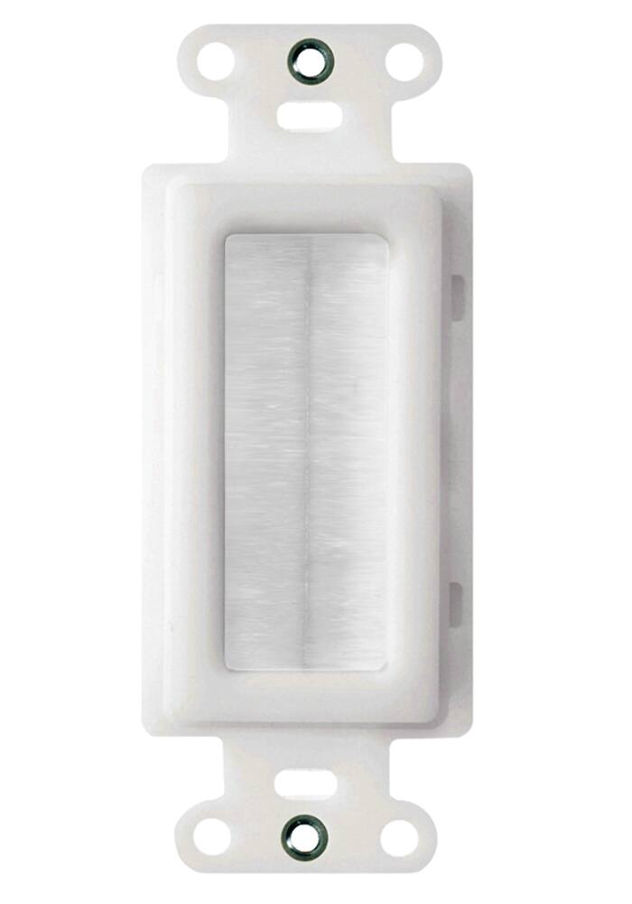 Legrand WP1014-WH-F1 Cable Cable Access Strap/Wall Plate, White