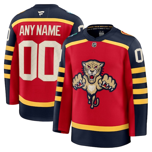 Florida Panthers  2026 NHL Winter Classic Premium Custom Jersey - Red