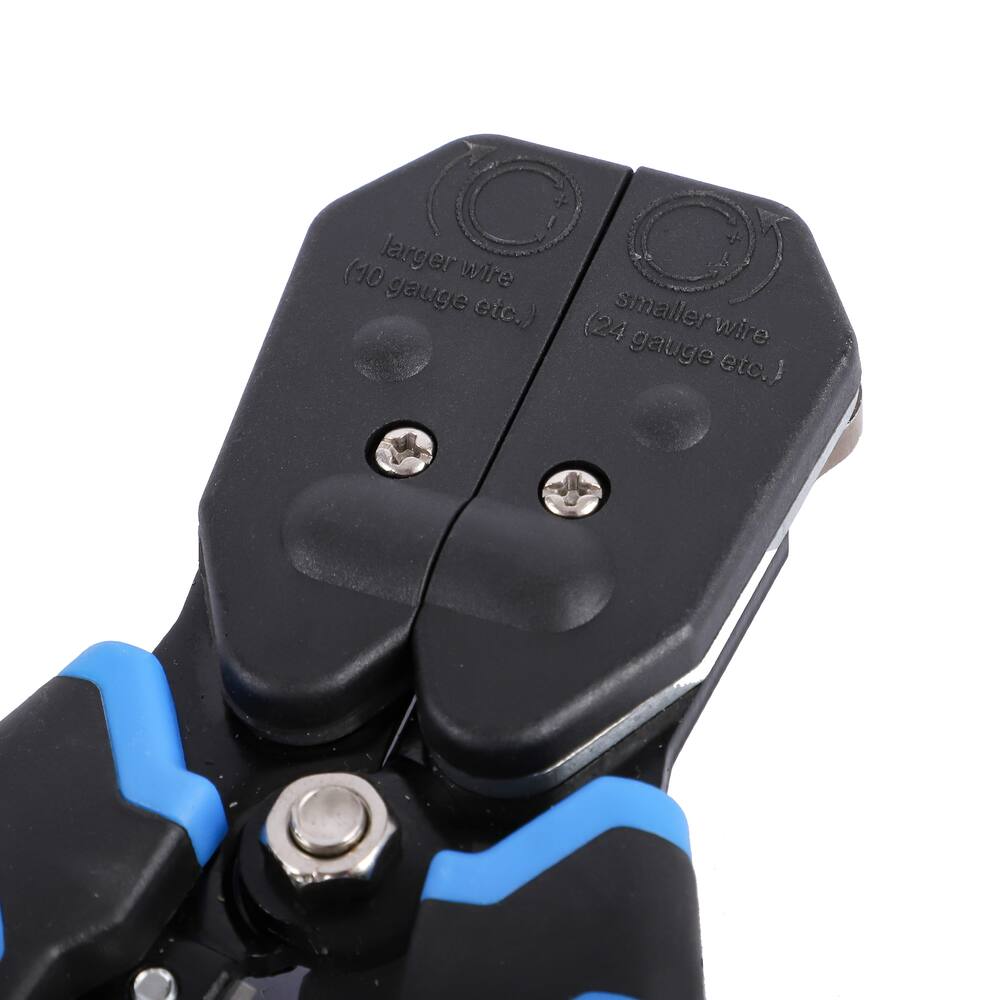 Mastercraft 10-22 Gauge Automatic Self-Adjusting Wire Stripper/Crimper, Comfort Grip Handles