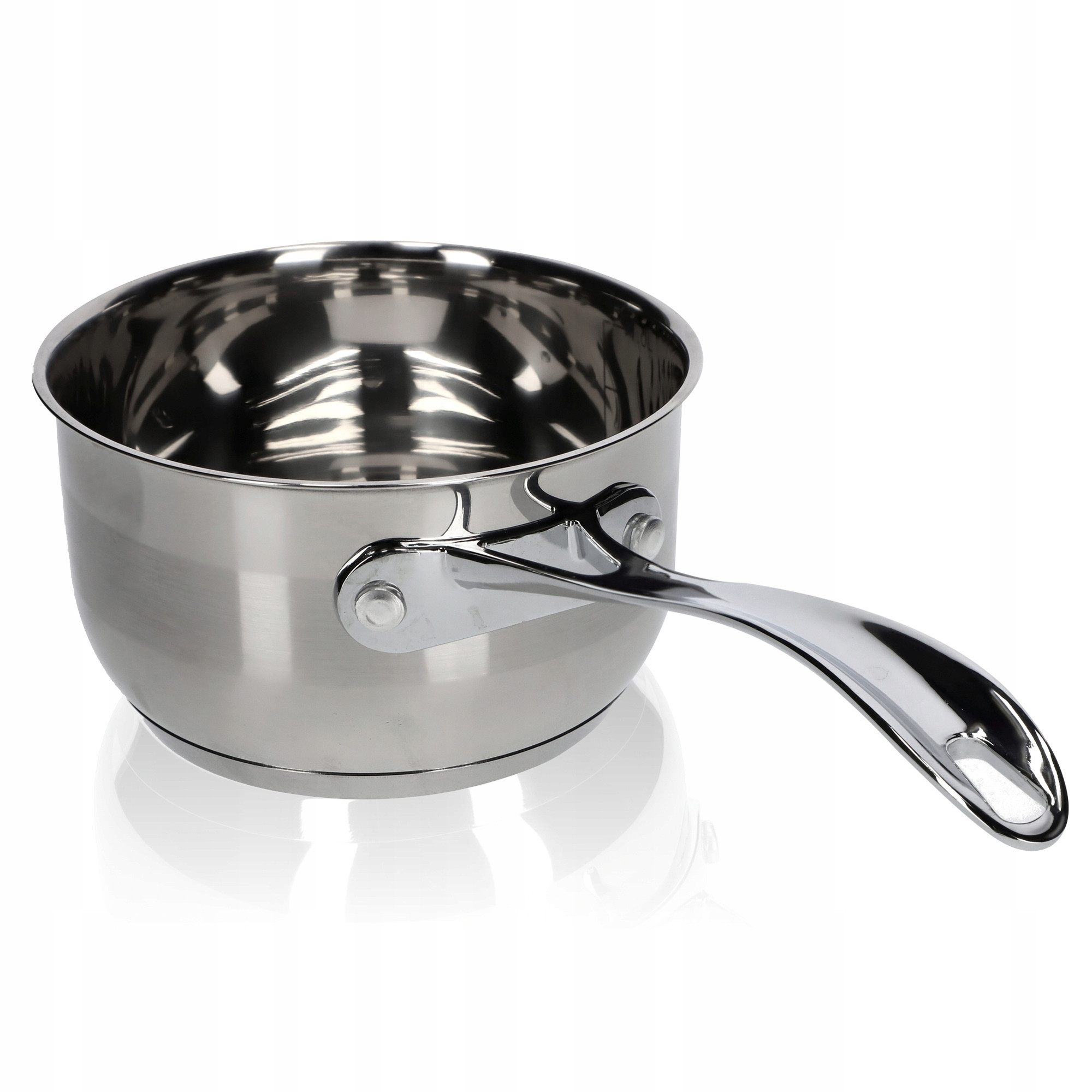 Rondelek Stalowy Garnek z Rączką 16 cm 1,8 L