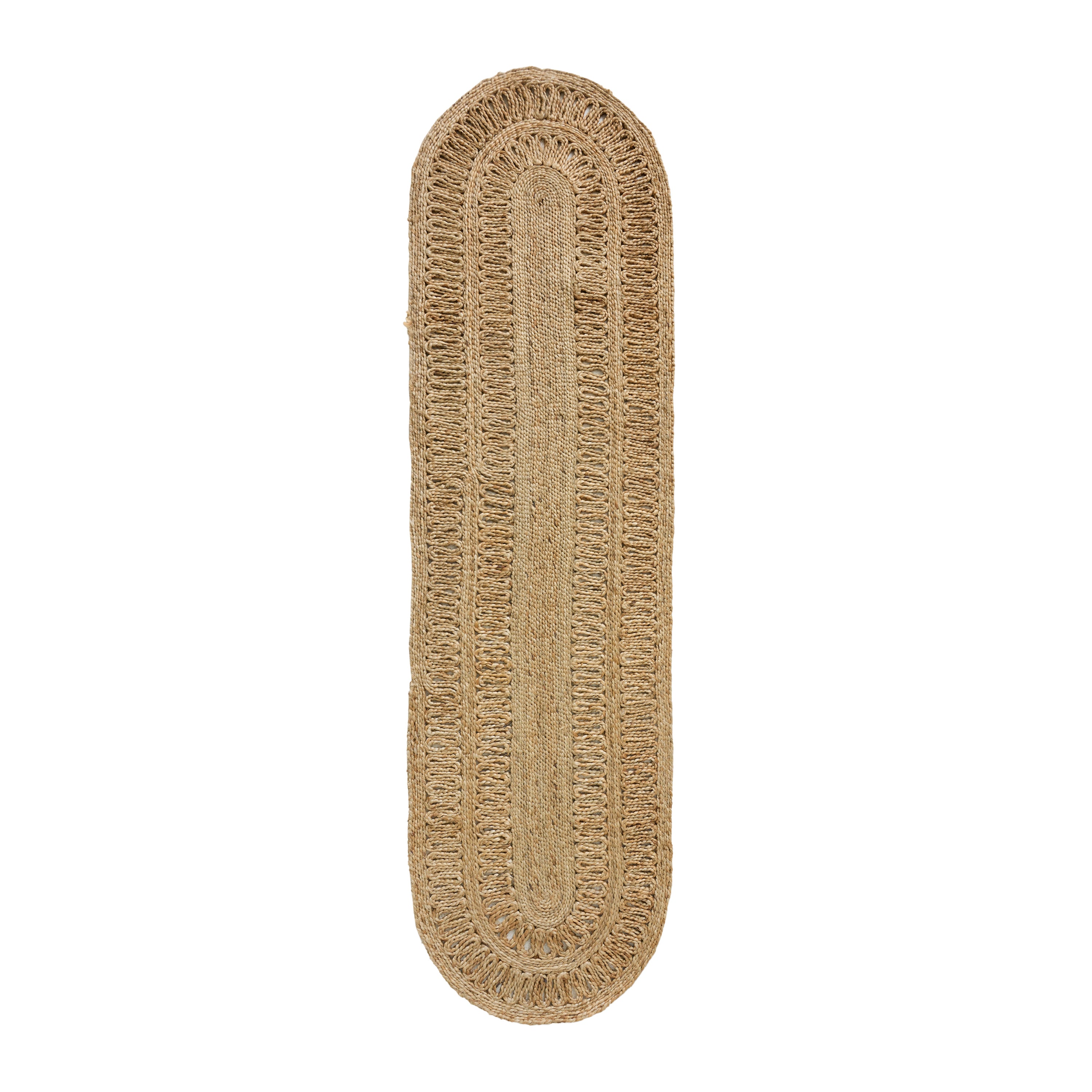 HKliving Soleil Jute Runner 80 x 300 cm - Oval
