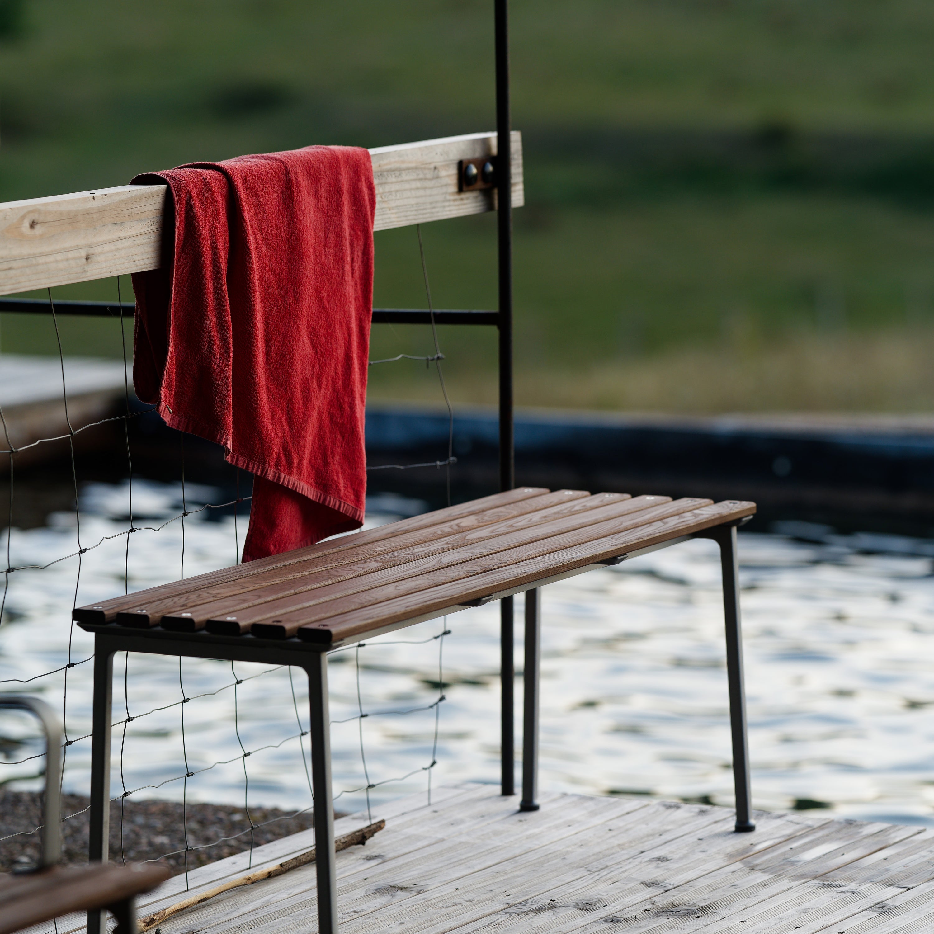 HAY Traverse Tuinbank 114 cm - Essenhout