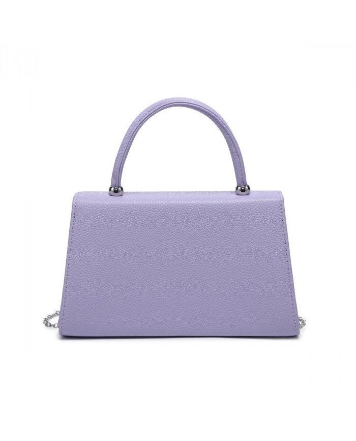 JFY Top Handle Pu Clutch Bag