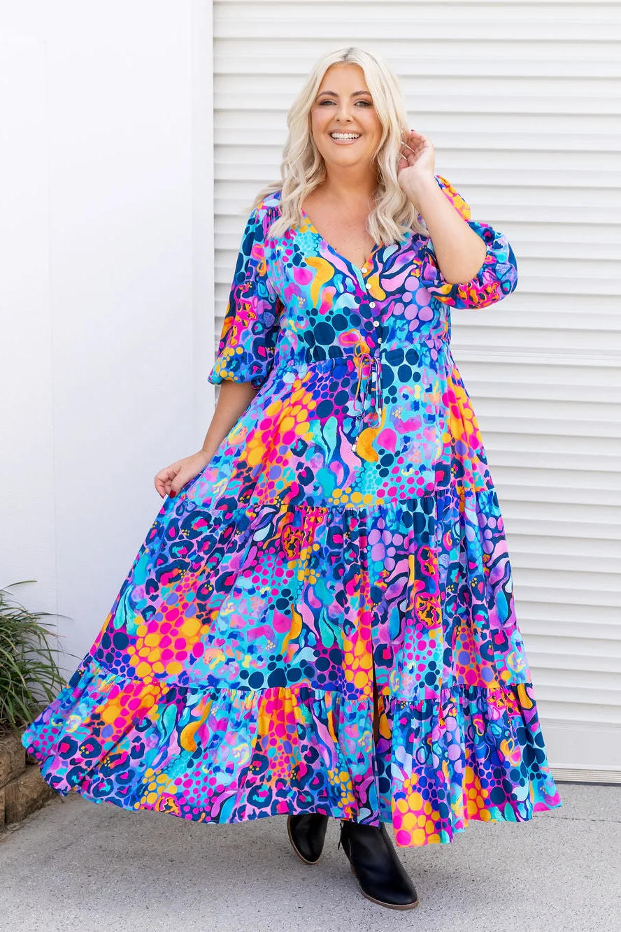 Billie Dress in Remix by Kasey Rainbow