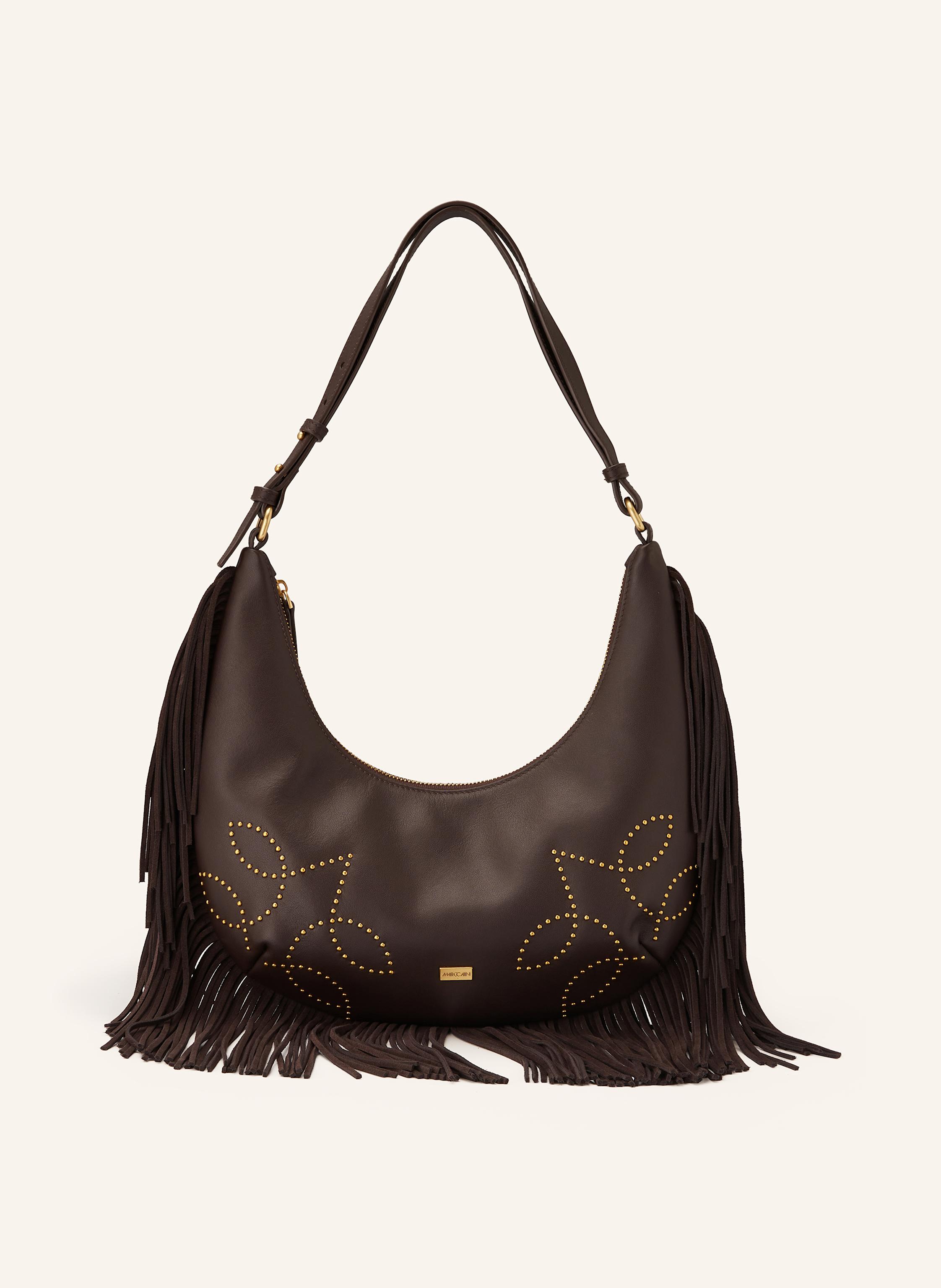 MARC CAIN Schultertasche mit Nieten