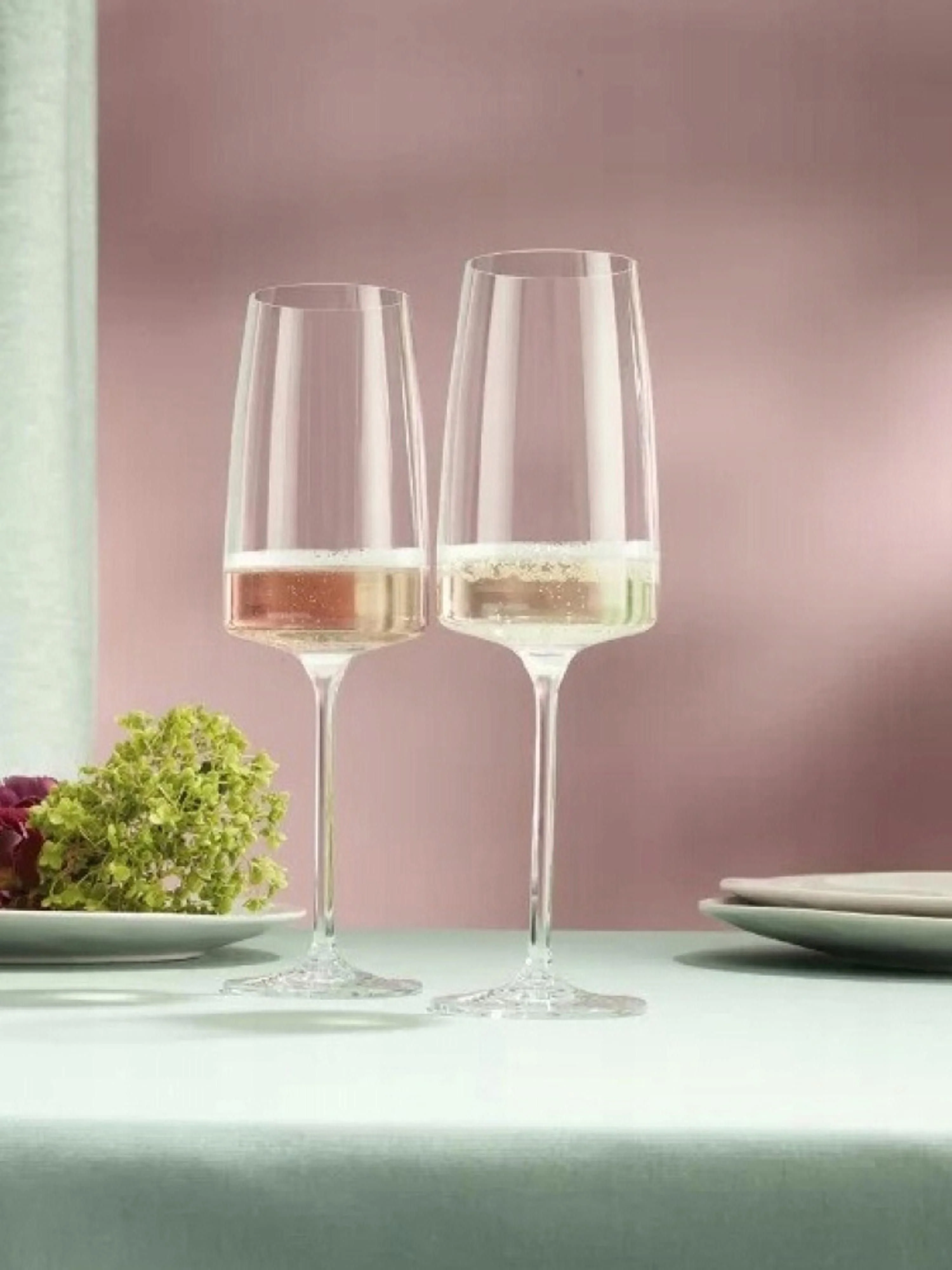 Kristall-Champagnerflöten Vivid Senses, 2er-Set