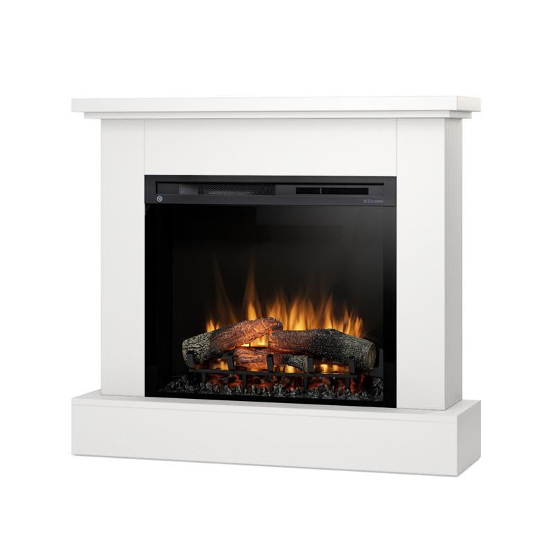 Kominek elektryczny Jukon 28" XHD Optiflame Biały Warmtec