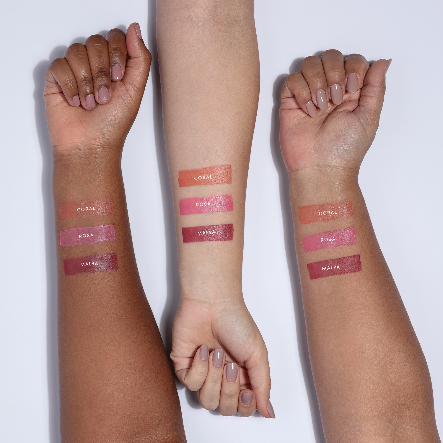 Combo Niina Secrets Stick Daily: Blush Rosa 5g   Blush Malva 5g   Blush Coral 5g