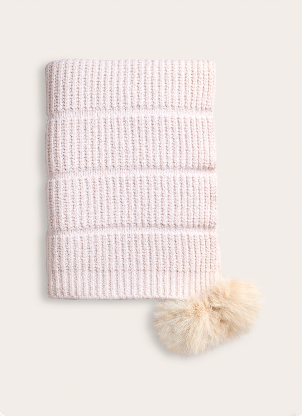 PLAID EN MAILLE FANTAISIE TRÈS DOUX NATUREL