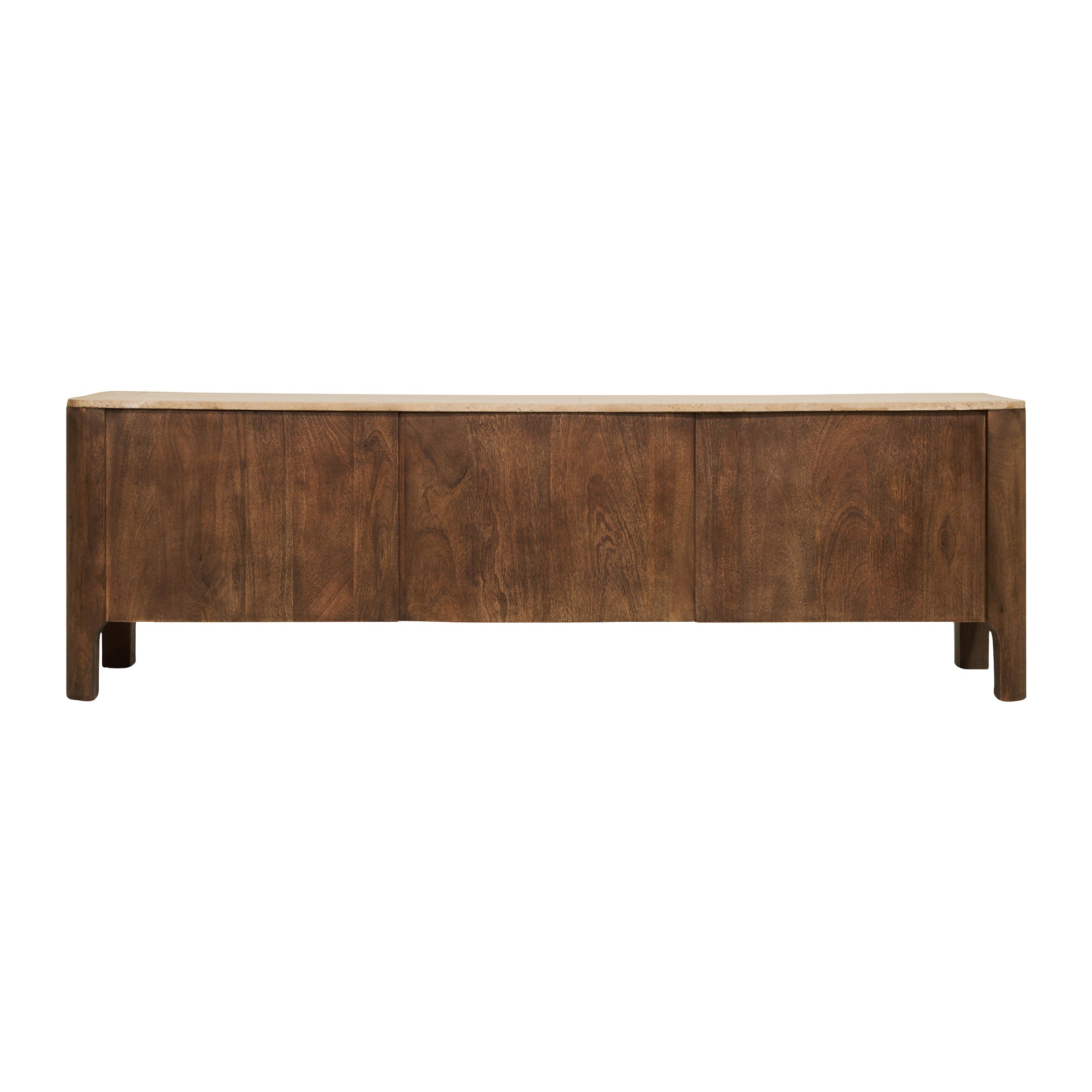 by fonQ Brato Tv-meubel met Marmeren Blad B 175 cm - Mangohout