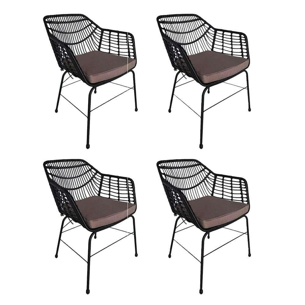 HOME DELUXE tuinstoel incl. zitkussen TARA - 63 x 60 x 82 cm weerbestendig