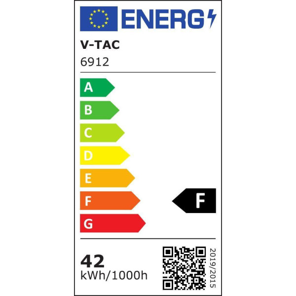 Plafon VT-7758-Wokrągły biały LED 1x42W 50cm 4400lm IP20 V-TAC