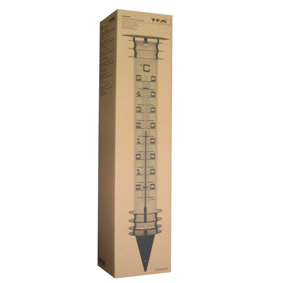 Außen-Thermometer, Breite: 13,6 cm, Metall_verzinkt|acrylglas