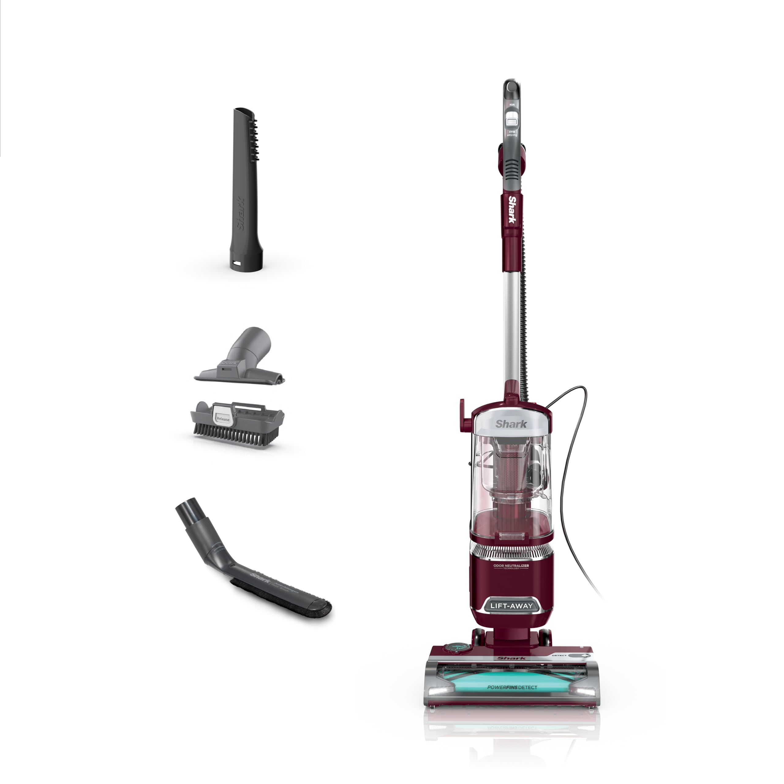 SHARK DETECT Lift-Away Corded Vacuum with Self-Cleaning Brushroll