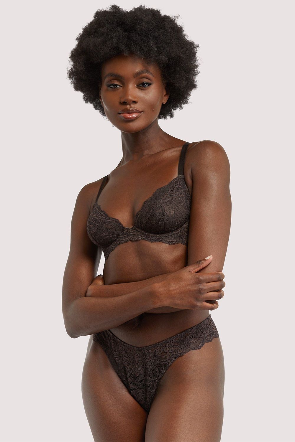 Wolf & Whistle Ariana Coffee 'Everyday Bra'