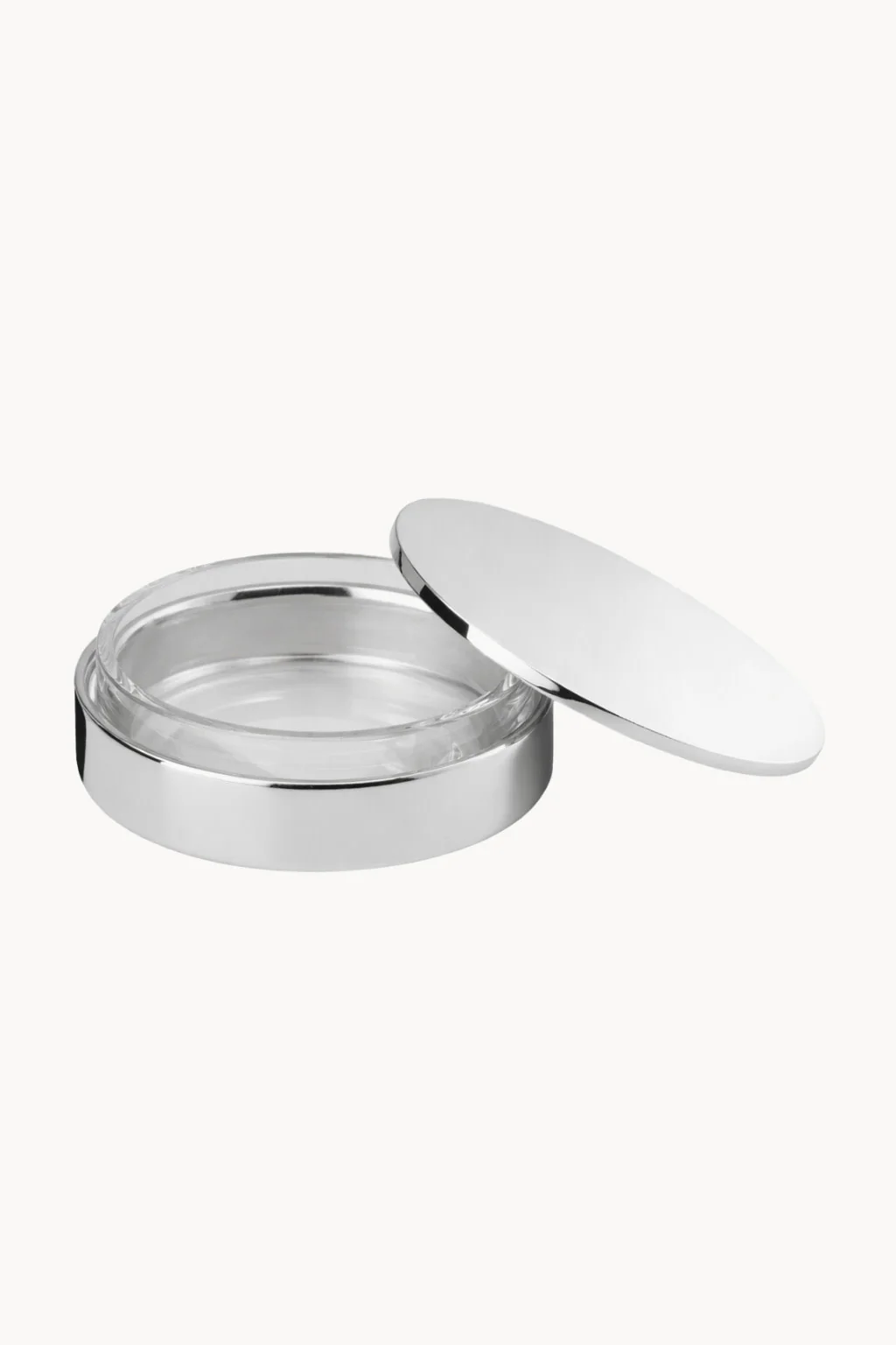 Mundgeblasene Butterdose Giacomo, versilbert