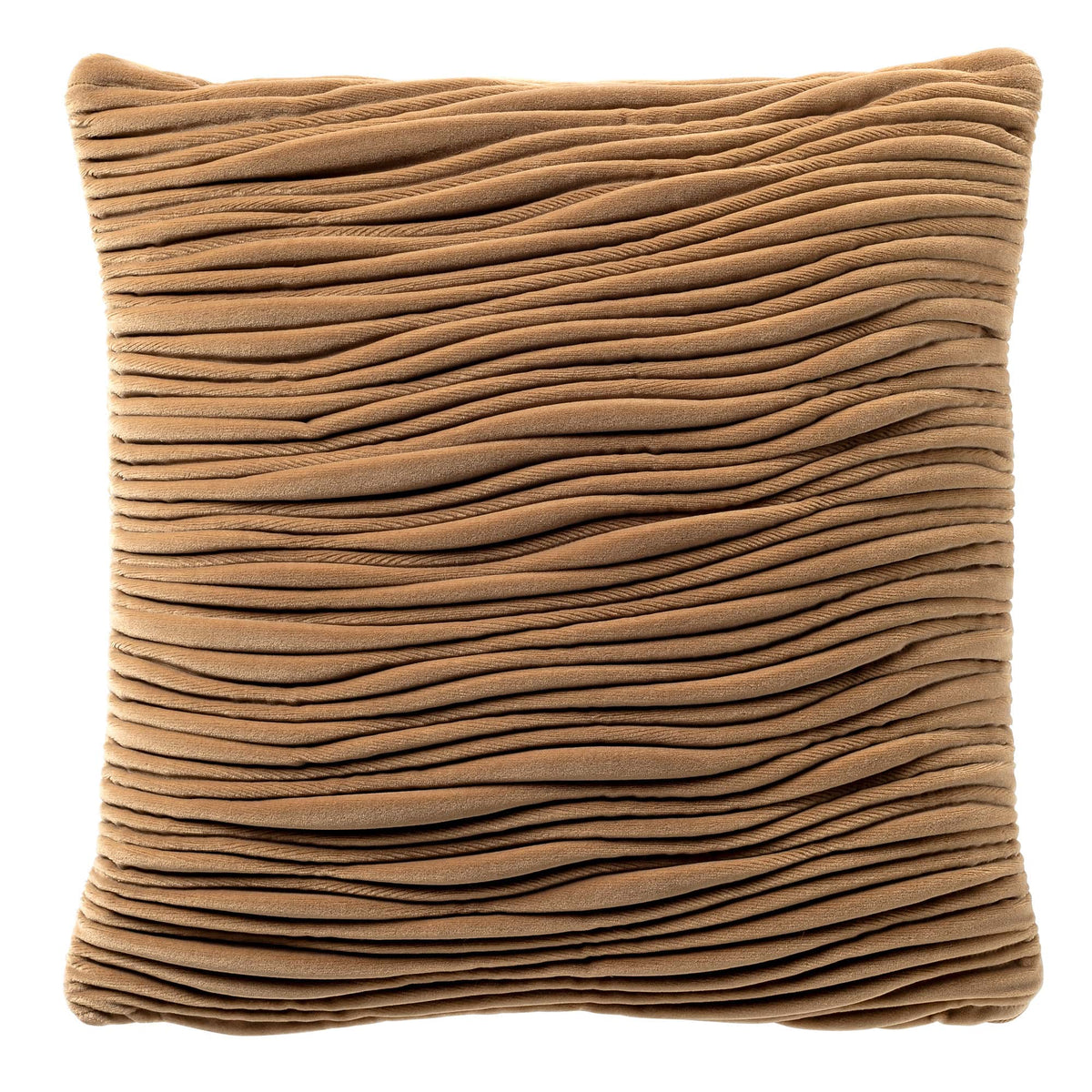 DAVIDE | sierkussen 43x43 cm | Natural | bruin | Hoii | met duurzame kussenvulling