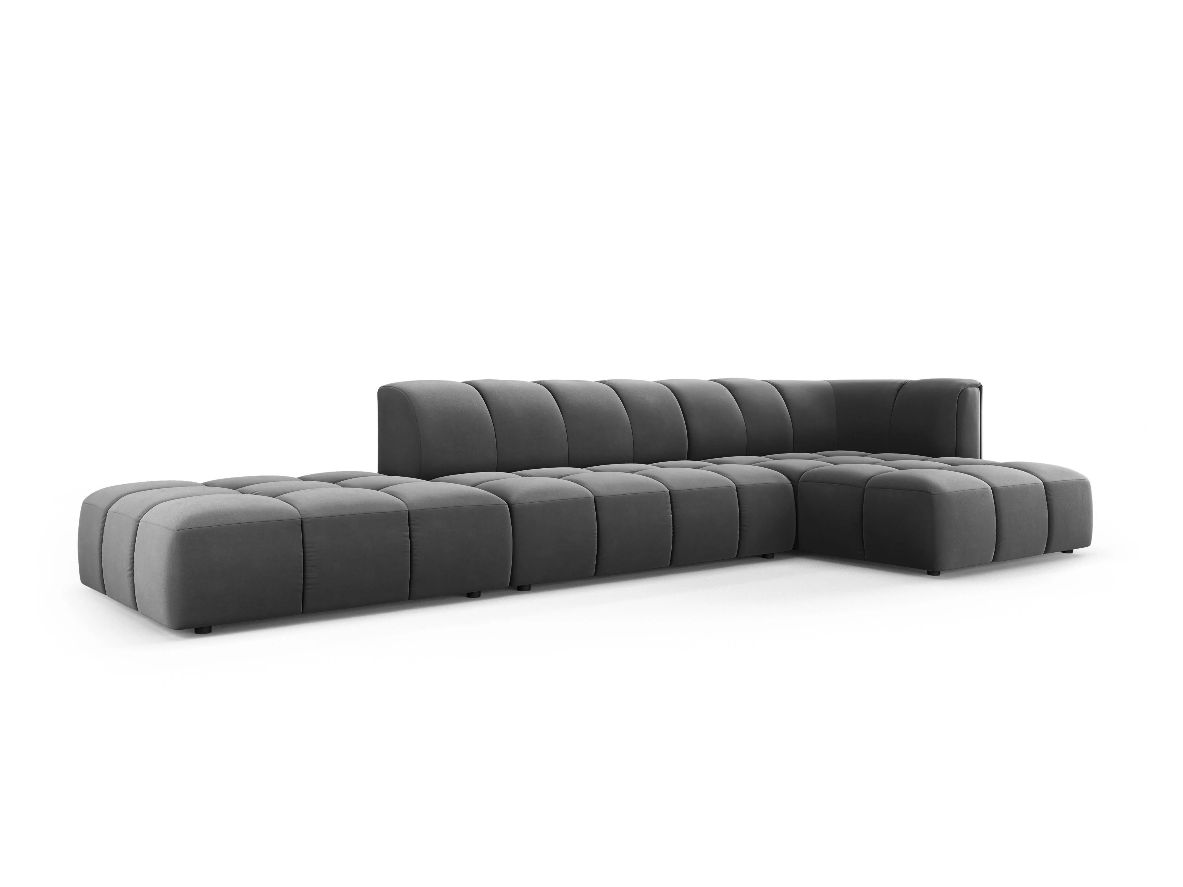 Hoekbank Francesca velvet rechts 5-zits