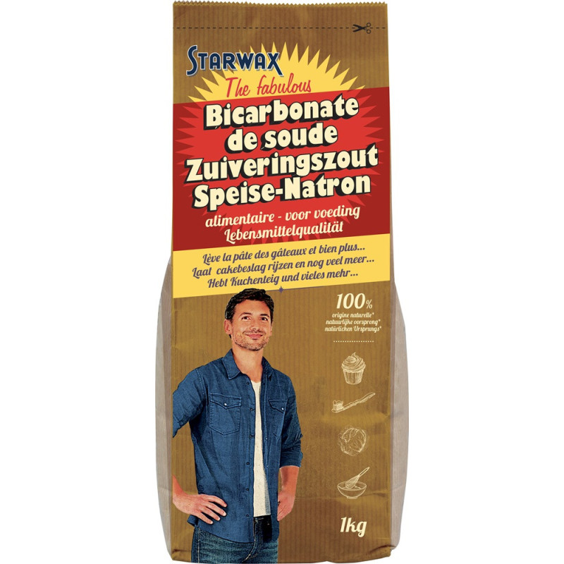 Bicarbonate de soude alimentaire 1 kg STARWAX