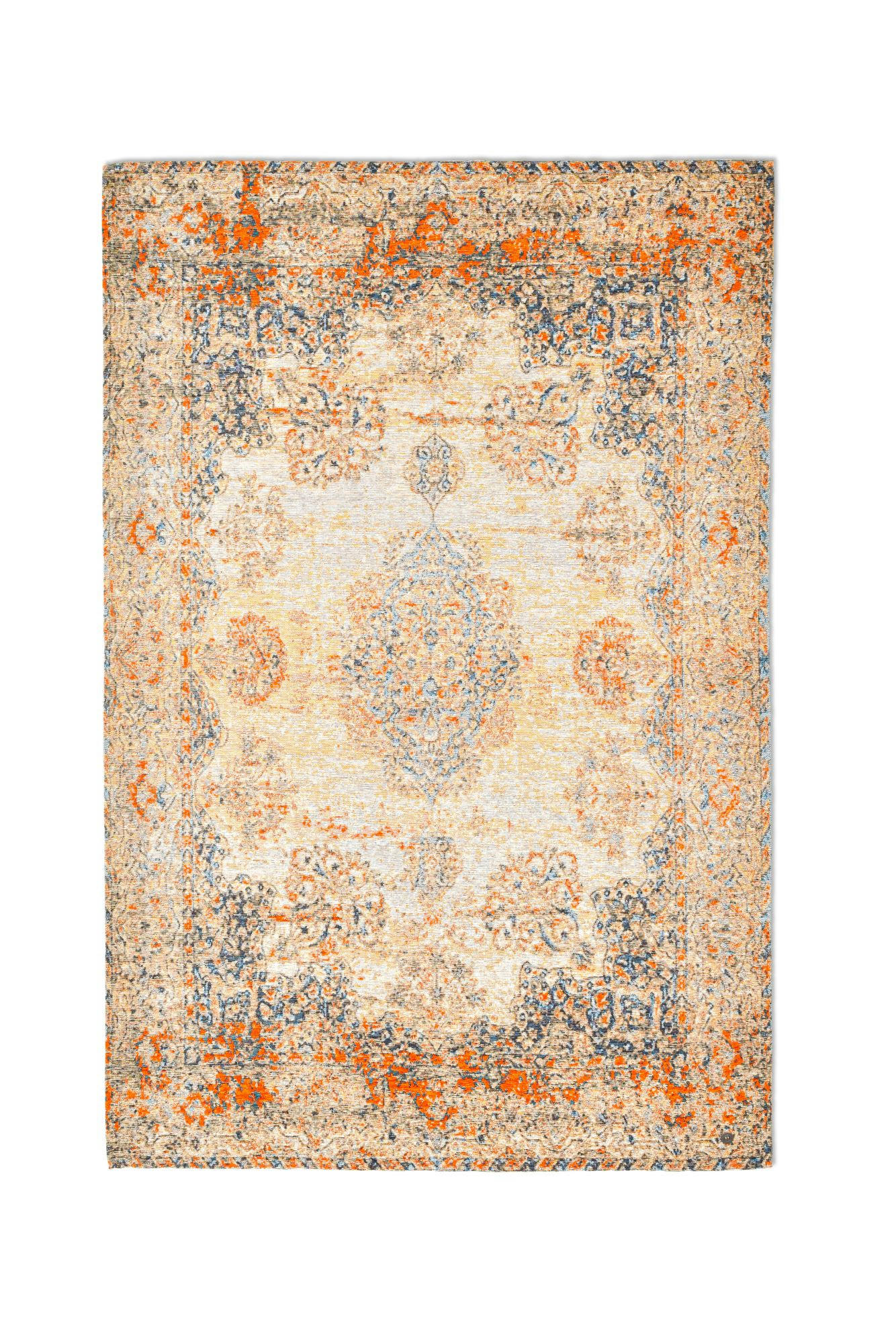 FUNKY ORIENT - Tapis d'orient vintage tissé plat multicolore 230x340 cm