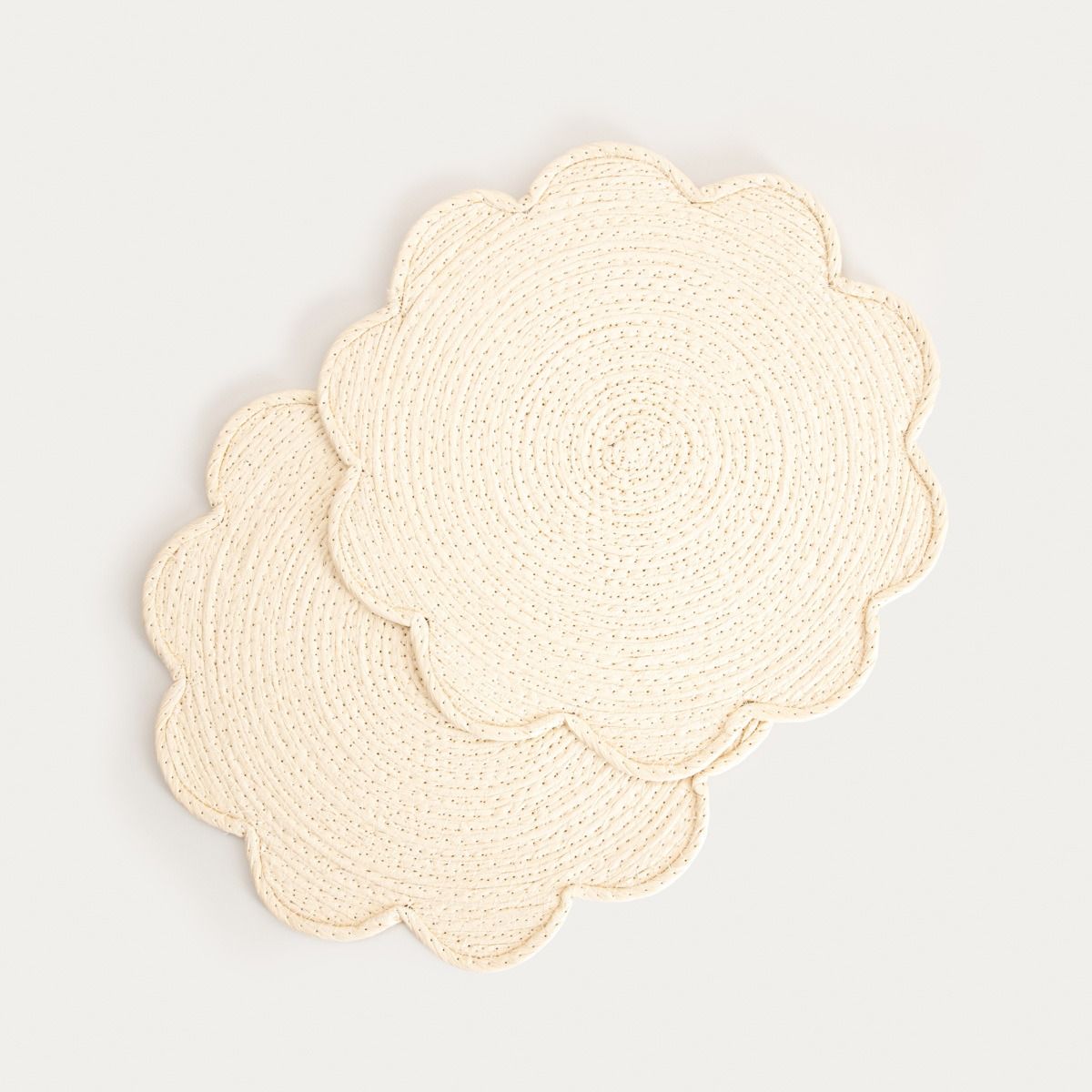 Maty stołowe TALA ecru, zestaw 2 szt. 38cm