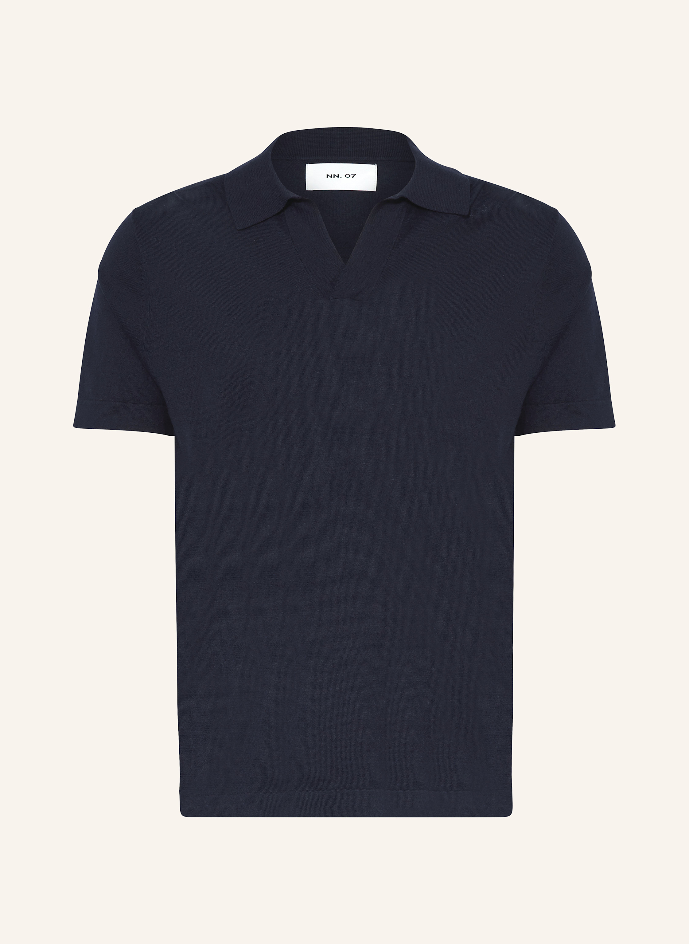 NN.07 Strick-Poloshirt RYAN mit Leinen