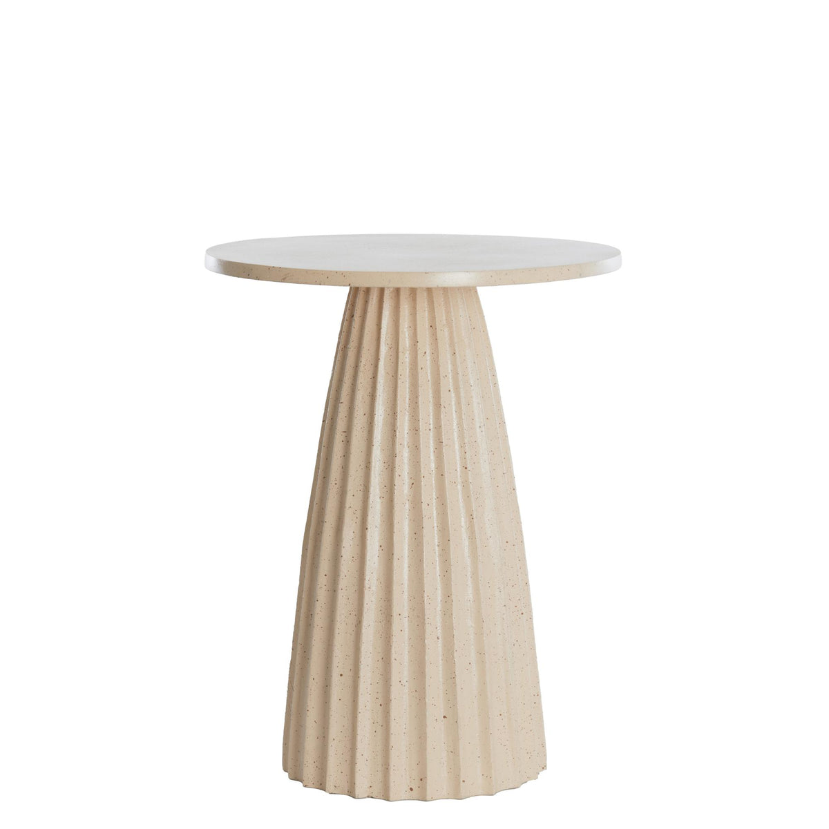 Light & Living bijzettafel Veglia - bruin - Ø40cm