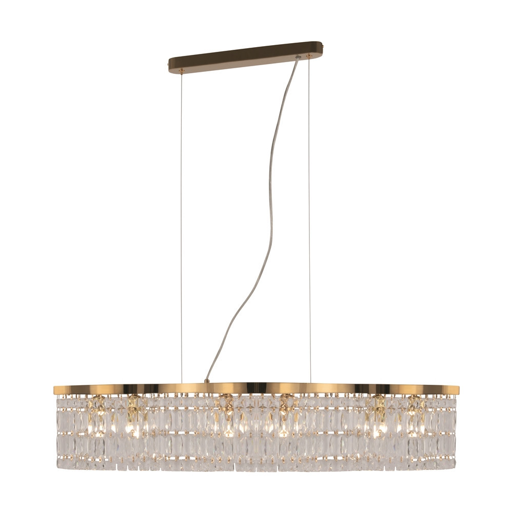 Lampa wisząca mosiężno-złota DUNE 6xE14x60W wym: 138x93x12,3 cm Maytoni