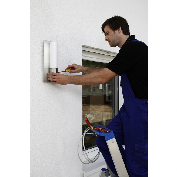 Stufen-Stehleiter »STABILO«, 4 Sprossen, Aluminium
