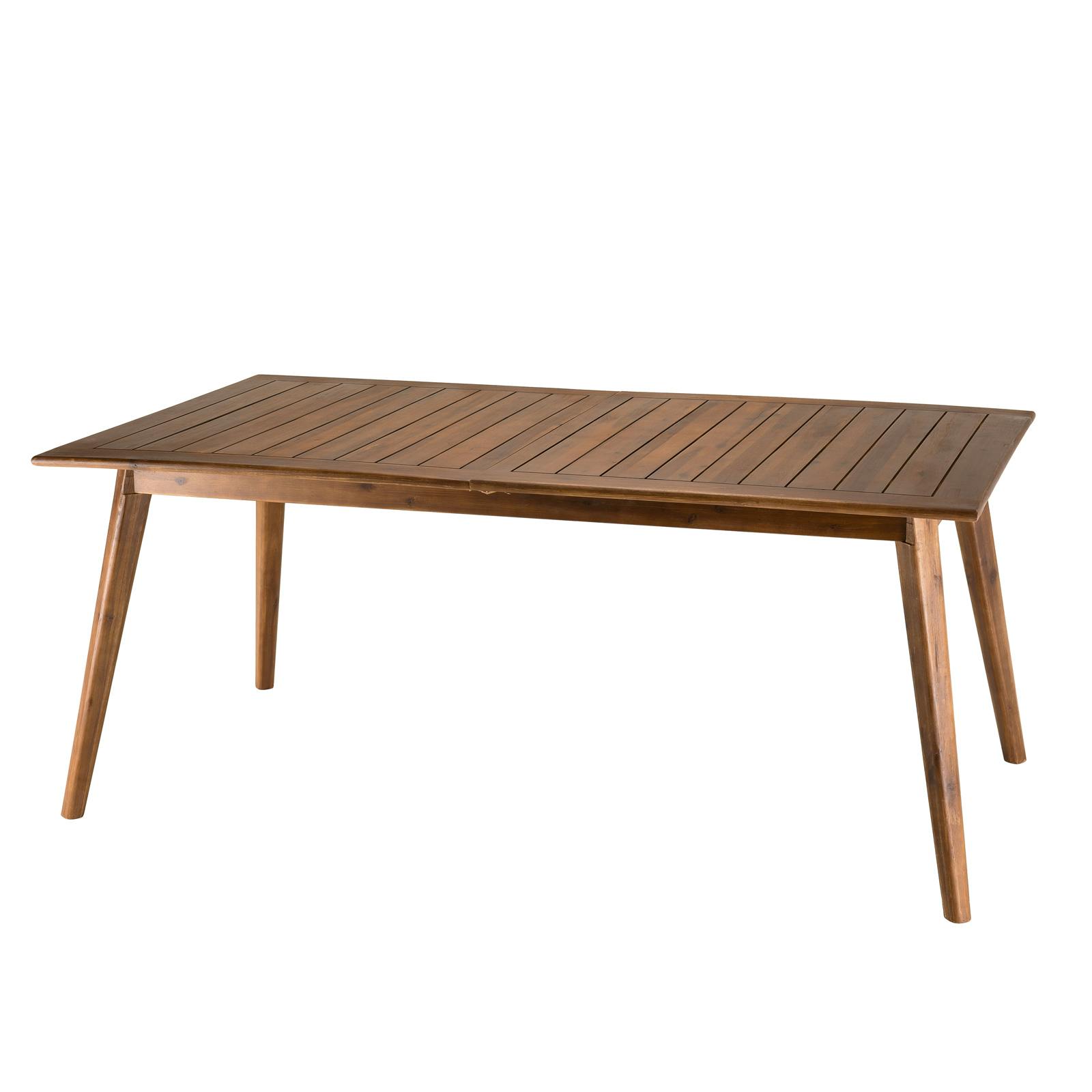 Table de jardin extensible 180/240 acacia BAHIA