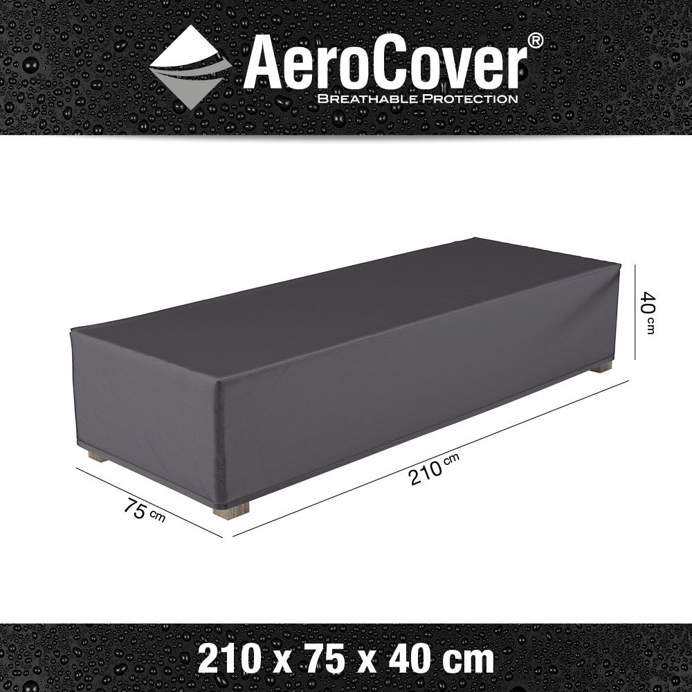 Ruma AeroCover Loungebeds Waterproof Breathable Polyester Cover W210xD75xH40cm