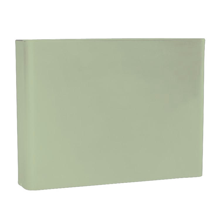 RETTANGOLARE - Pot à fleur en résine recyclable sauge H70cm