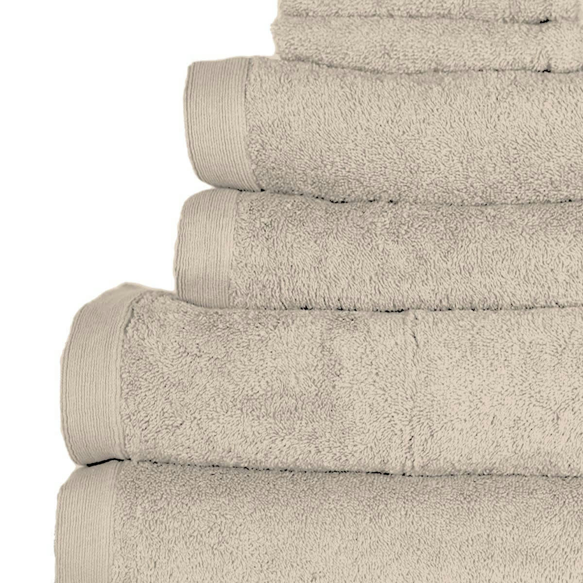 STUDIO - Ensemble de bain 6 pièces en coton Sable