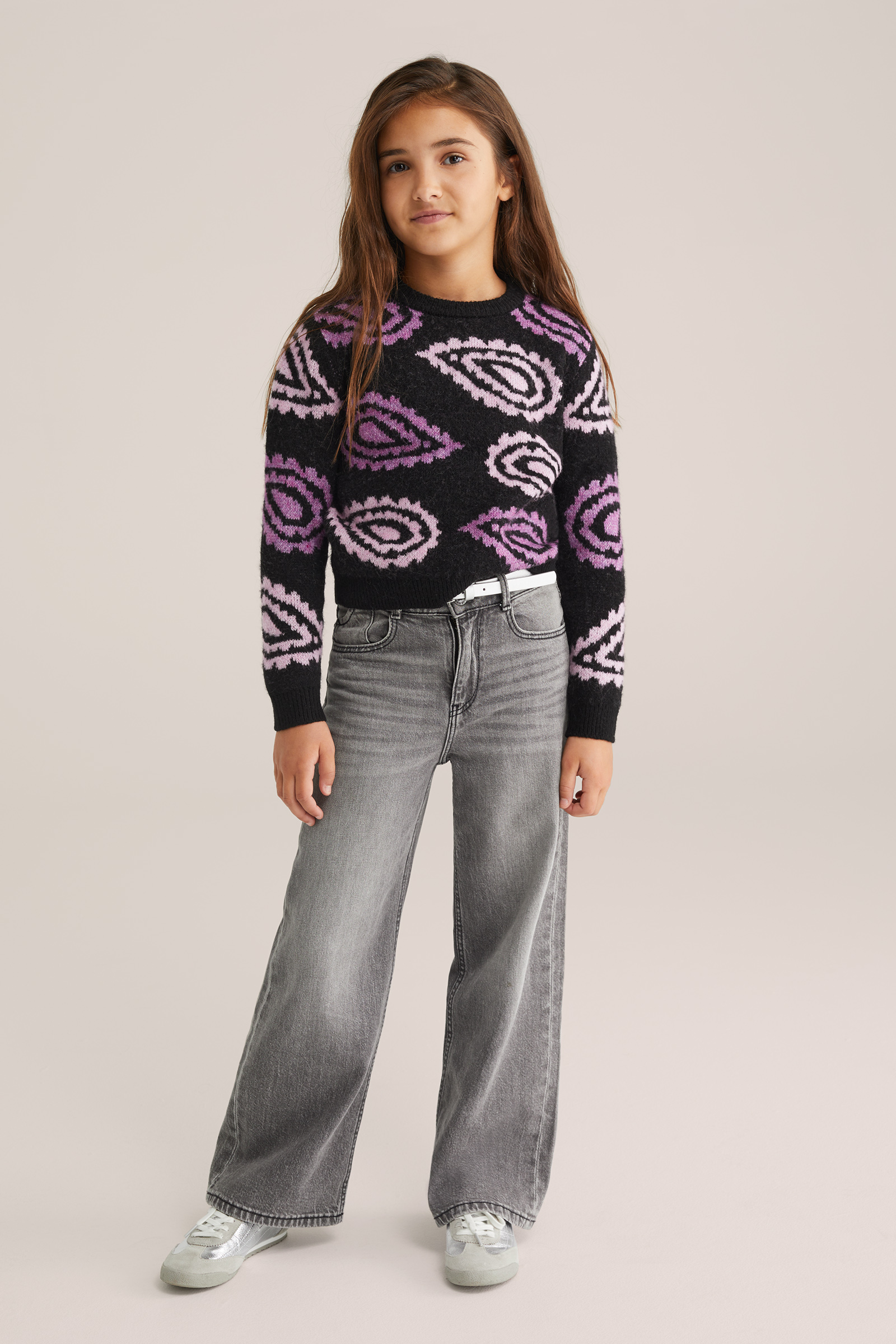 Meisjes trui met print